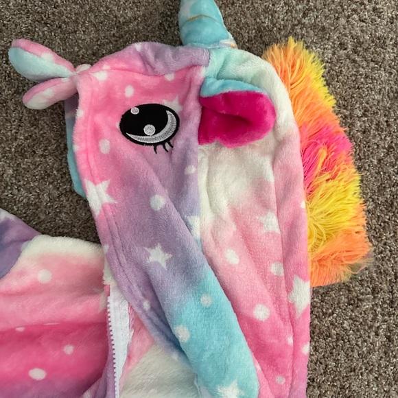Unicorn costume. Onesie length is approximately 57” - Picture 7 of 11